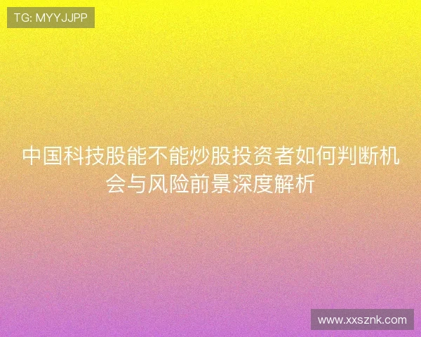 中国科技股能不能炒股投资者如何判断机会与风险前景深度解析 中国科技股能不能炒股投资者如何判断机会与风险前景深度解析